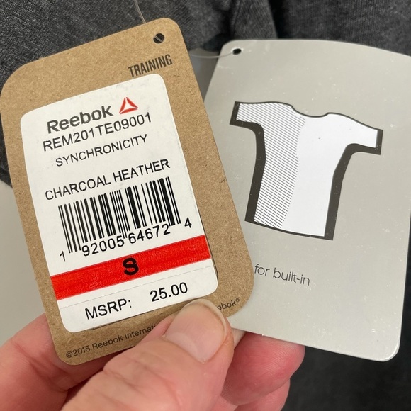 NWT Reebok Men's Synchronicity T-Shirt. Size:S - Picture 6 of 8